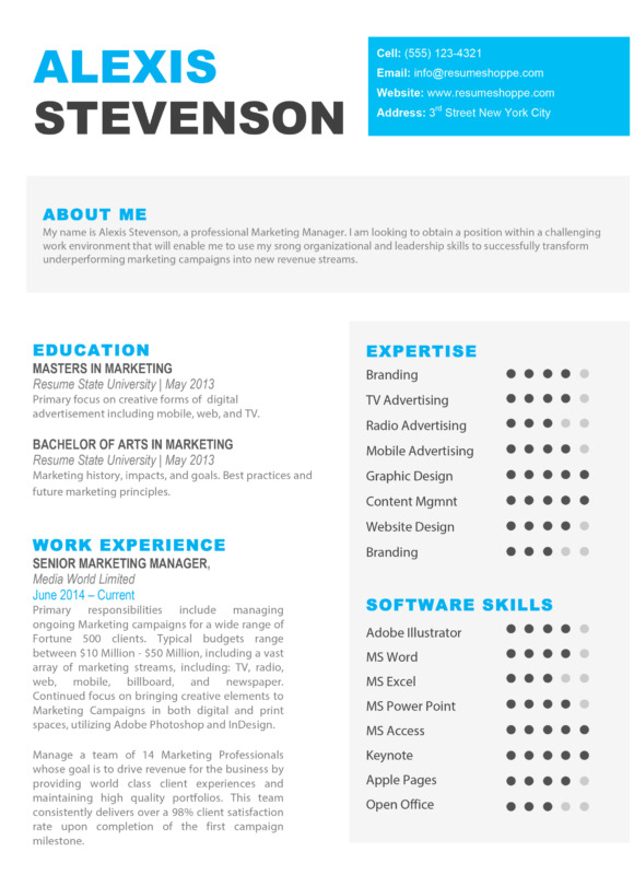 The Alexis Resume 1