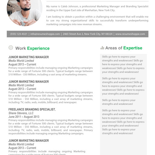 Personal Shopper Resume - Download in Word, Apple Pages