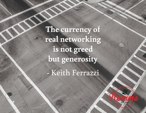 networking quote ferrazzi