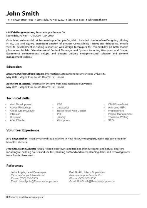 The John Resume 2