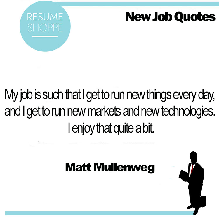 Inspirational sayings for new job