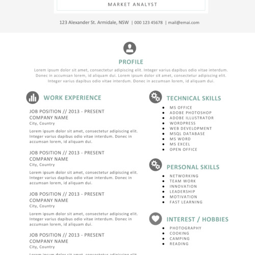 Kylie Anderson Resume Template