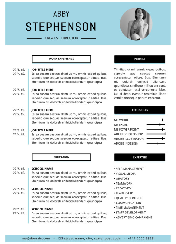 Abby Resume Template