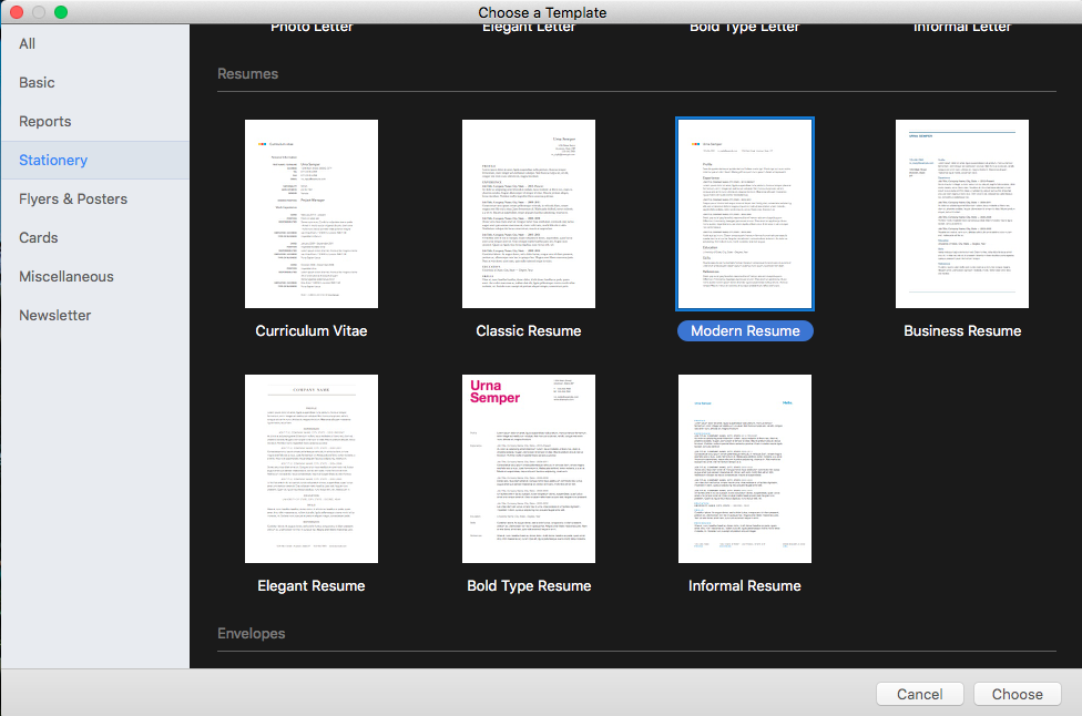 how to create resume on mac without microsoft word how to create resume on mac without microsoft word