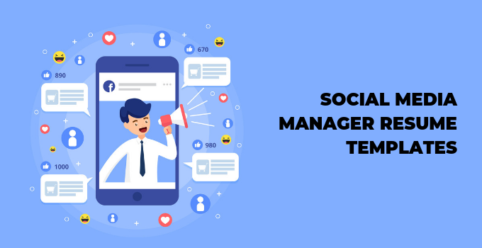 Social Media Manager Resume Templates